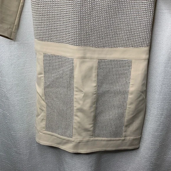 Patrizia‎ Pepe Italy patchwork quiet luxury shift dress size 6 US IT 42 career - Picture 4 of 8